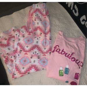 Kids/girls size 14  2pc. Pj Outfit